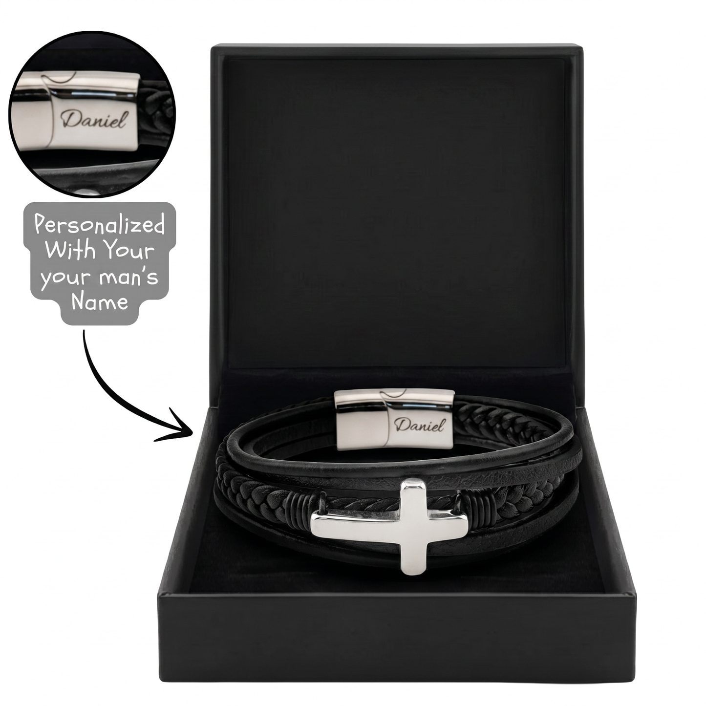 My Man's Guardian Faith Bracelet