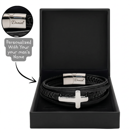 My Man's Guardian Faith Bracelet